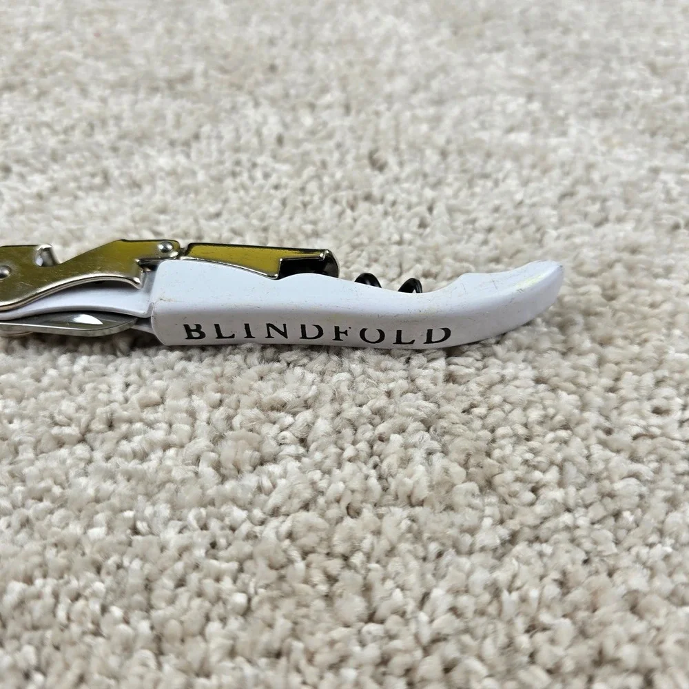 Truetap Wine Opener White Blindfold Waiters Corkscrew‎ Double Hinge Foil Cutter